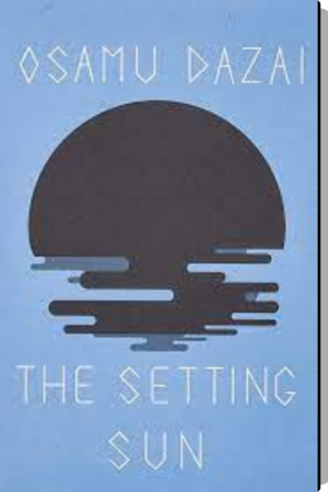 The setting sun